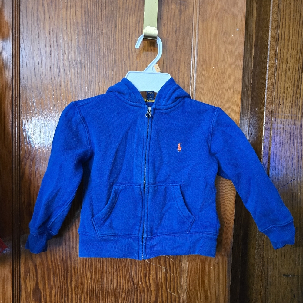 Ralph Lauren Boys Blue Hoodie 3T
